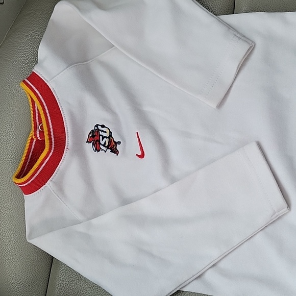 VTG NIKE ISU REDBIRDS 6/9M LONGSLEEVE ONESIE - Picture 3 of 13